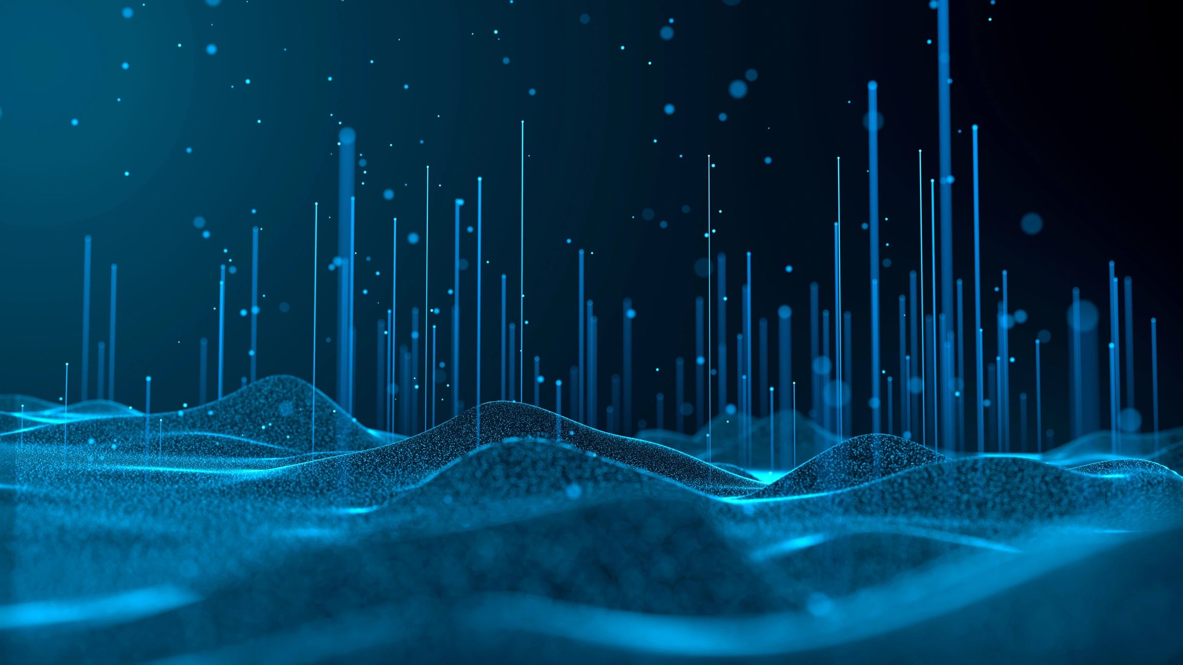 Abstract technology illustration representing secure data handling